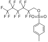structure of CAS# 355-77-1, 1H,1H-Perfluorohexyl p-Toluenesulfonate;1H,1H-PERFLUOROHEXYL P-TOLUENESULFONATE, 97% MIN.;1H,1H-PERFLUOROHEXYL 4-TOLUENESULPHONATE;1H,1H-PERFLUOROHEXYL P-TOLUENESULFONATE