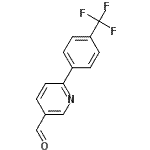结构式 CAS# 356058-14-5, 6-[4-(三氟甲基)苯基]烟醛