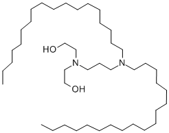 structure of CAS# 35607-20-6, Avridine;2-[3-(Distearylamino)Propyl-(2-Hydroxyethyl)Amino]Ethanol;Cp-20,961;D03017