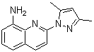 structure of CAS# 356522-39-9, 2-(3,5-Dimethyl-1H-Pyrazol-1-Yl)-8-Quinolinamine;2-(3,5-dimethyl-1H-pyrazol-1-yl)-8-quinolinamine;2-(3,5-dimethyl-1H-pyrazol-1-yl)quinolin-8-amine;8-quinolinamine, 2-(3,5-dimethyl-1H-pyrazol-1-yl)