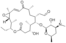 结构式 CAS# 35834-26-5, 蔷薇霉素
