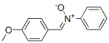 结构式 CAS# 3585-93-1, 1-(4-甲氧基苯基)-N-苯基甲亚胺氧化物
