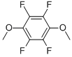 structure of CAS# 362-56-1, 1,4-Dimethoxytetrafluorobenzene;1,4-DIMETHOXYTETRAFLUOROBENZENE