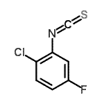 结构式 CAS# 362690-57-1, 1-氯-4-氟-2-异硫氰酸基苯