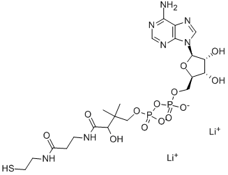 结构式 CAS# 3633-59-8, 3'-脱磷酸辅酶 A