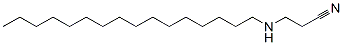 structure of CAS# 36341-65-8, 3-(Hexadecylamino)Propanenitrile;3-(Cetylamino)Propionitrile;3-(Hexadecylamino)Propiononitrile