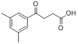 结构式 CAS# 36440-58-1, 4-(3,5-二甲基苯基)-4-氧代丁酸