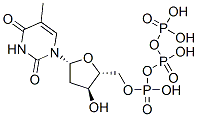 structure of CAS# 365-08-2, Thymidine-5'-Triphosphoric Acid;[3-Hydroxy-5-(5-Methyl-2,4-Dioxo-Pyrimidin-1-Yl)Tetrahydrofuran-2-Yl]Methyl (Hydroxy-Phosphonooxy-Phosphoryl) Hydrogen Phosphate;[3-Hydroxy-5-(5-Methyl-2,4-Dioxo-1-Pyrimidinyl)-2-Tetrahydrofuranyl]Methyl (Hydroxy-Phosphonooxyphosphoryl) Hydrogen Phosphate;[5-(2,4-Diketo-5-Methyl-Pyrimidin-1-Yl)-3-Hydroxy-Tetrahydrofuran-2-Yl]Methyl (Hydroxy-Phosphonooxy-Phosphoryl) Hydrogen Phosphate
