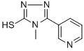 structure of CAS# 3652-31-1, 4-Methyl-5-Pyridin-3-Yl-4H-[1,2,4]Triazole-3-Thiol;4-Methyl-5-(3-Pyridyl)-2H-1,2,4-Triazole-3-Thione;4-Methyl-5-Pyridin-3-Yl-4H-[1,2,4]Triazole-3-Thiol;Bas 02069918