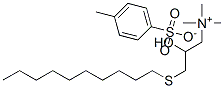 CAS#: 3663-99-8， (3-Decylsulfanyl-2-Hydroxypropyl)-Trimethylazanium, 4-Methylbenzenesulfonate