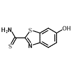 CAS 登录号：36727-08-9， 6-羟基-1,3-苯并噻唑-2-硫代甲酰胺