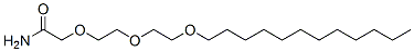 结构式 CAS# 36749-80-1, 2-(2-(2-(十二烷氧基)-乙氧基)-乙氧基)-乙酰胺