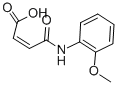 结构式 CAS# 36847-94-6, N-(2-甲氧基苯基)马来酰胺酸