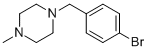 structure of CAS# 368879-17-8, 1-(4-Bromobenzyl)-4-Methylpiperazine;Piperazine, 1-[(4-Bromophenyl)Methyl]-4-Methyl-;1-(4-Bromobenzyl)-4-Methylpiperazine