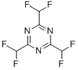 结构式 CAS# 369-22-2, 2,4,6-三(二氟甲基)-1,3,5-三嗪