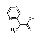 CAS#: 36932-80-6， 2-(2-Pyrazinyl)Propanoic Acid