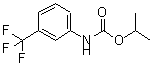structure of CAS# 370-56-9, Iso-Propyl 3-Trifluoromethylcarbanilate;Isopropyl N-[3-(Trifluoromethyl)Phenyl]Carbamate;N-[3-(Trifluoromethyl)Phenyl]Carbamic Acid Isopropyl Ester;Nsc55833