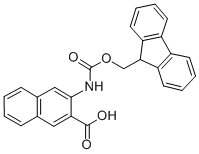 结构式 CAS# 372159-75-6, 芴甲氧羰基-3-氨基-2-萘甲酸