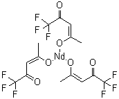 结构式 CAS# 37473-67-9, 三氟乙酰基丙酮酸钕