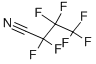 structure of CAS# 375-00-8, Heptafluorobutyronitrile;2,2,3,3,4,4,4-Heptafluorobutan-1-Amine;2,2,3,3,4,4,4-Heptafluorobutylamine;2,2,3,3,4,4,4-Heptafluorobutyronitrile