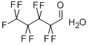 structure of CAS# 375-53-1, Nonafluoropentanal Hydrate;NONAFLUOROPENTANAL HYDRATE;PERFLUOROPENTANAL HYDRATE