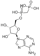 结构式 CAS# 3768-14-7, alpha,beta-亚甲基腺苷 5'-二磷酸酯
