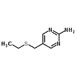 CAS 登录号：37795-59-8， 5-[(乙硫基)甲基]-2-嘧啶胺