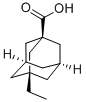 结构式 CAS# 37845-05-9, 3-乙基金刚烷-1-羧酸