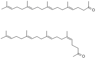 CAS 登录号：3796-63-2， (5E,9E,13E)-6,10,14,18-四甲基十九碳-5,9,13,17-四烯-2-酮