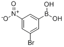 structure of CAS# 380430-48-8, (3-Bromo-5-Nitrophenyl)Boronic Acid;Boronic Acid, (3-Bromo-5-Nitrophenyl)- (9CI);3-Bromo-5-Nitrobenzeneboronic Acid 95%;(3-BROMO-5-NITROPHENYL)BORONIC ACID