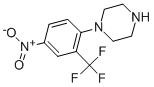 structure of CAS# 381242-61-1, 1-(4-Nitro-2-Trifluoromethylphenyl)-Piperazine;Zinc04132887