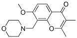 CAS#: 3818-64-2， 7-Methoxy-2,3-Dimethyl-8-(Morpholin-4-Ylmethyl)Chromen-4-One
