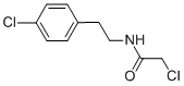 结构式 CAS# 3840-66-2, 2-氯-N-[2-(4-氯-苯基)-乙基]-乙酰胺