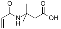 structure of CAS# 38486-53-2, 3-Acrylamido-3-Methylbutyric Acid;3-Methyl-3-(1-Oxoprop-2-Enylamino)Butanoic Acid;3-Acrylamido-3-Methyl-Butyric Acid;Nsc288648