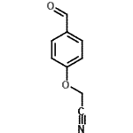 structure of CAS# 385383-45-9, (4-Formylphenoxy)Acetonitrile;(4-Formyl-phenoxy)-acetonitrile;2-(4-Formylphenoxy)acetonitrile;2-(4-formylphenoxy)ethanenitrile