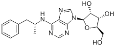 结构式 CAS# 38594-96-6, (-)-N6-(2-苯基异丙基)-腺苷