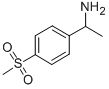 structure of CAS# 387350-90-5, alpha-Methyl-4-(Methylsulfonyl)Benzylamine;1-[4-(Methylsulfonyl)Phenyl]Ethanamine(SALTDATA: 0.9Hcl);Benzenemethanamine, .Alpha.-Methyl-4-(Methylsulfonyl)-;1-[4-(Methylsulphonyl)Phenyl]Ethylamine