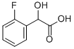 structure of CAS# 389-31-1, 2-Fluoromandelic Acid;(2-Fluorophenyl)(Hydroxy)Acetic Acid, 2-Fluoro-Alpha-Hydroxyphenylacetic Acid;2-(2-Fluorophenyl)-2-Hydroxyacetic Acid;2-Fluoro-DL-Mandelic Acid