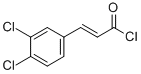 structure of CAS# 39156-98-4, 3-(3,4-Dichlorophenyl)-2-Propenoyl chloride;3-(3,4-DICHLOROPHENYL)-2-PROPENOYLCHLORIDE;3-(3,4-DICHLOROPHENYL)-2-PROPENOYLHLORIDE
