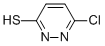 structure of CAS# 3916-78-7, 6-Chloro-2H-Pyridazine-3-Thione;3(2H)-Pyridazinethione, 6-Chloro-;6-Chloro-3-Pyridazinethiol;Nsc75790