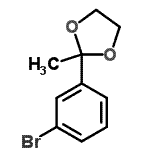 CAS#: 39172-32-2， 2-(3-Bromophenyl)-2-Methyl-1,3-Dioxolane