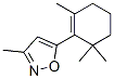 CAS 登录号：39190-06-2， 3-甲基-5-(2,6,6-三甲基-1-环己烯基)-1,2-恶唑