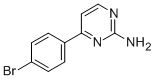 structure of CAS# 392326-81-7, 4-(4-Bromophenyl)-2-Pyrimidinamine;2-Amino-4-(4-Bromophenyl)Pyrimidine;4-(4-BROMOPHENYL)PYRIMIDIN-2-AMINE