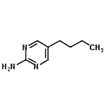 CAS 登录号：39268-73-0， 5-丁基-2-嘧啶胺