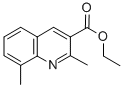structure of CAS# 392734-40-6, 2,8-Dimethylquinoline-3-Carboxylic Acid Ethyl Ester;2,8-DIMETHYLQUINOLINE-3-CARBOXYLIC ACID ETHYL ESTER
