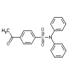 CAS#: 3938-79-2， 4-Acetyl-N,N-Diphenylbenzenesulfonamide
