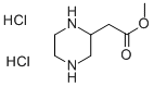 结构式 CAS# 394709-83-2, 哌嗪-2-乙酸甲酯二盐酸盐