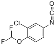 structure of CAS# 39479-97-5, 3-Chloro-4-(Difluoromethoxy)Phenyl Isocyanate;2-Chloro-Alpha,Alpha-Difluoro-4-Isocyanatoanisole, 2-Chloro-1-(Difluoromethoxy)-4-Isocyanatobenzene;2-CHLORO-1-DIFLUOROMETHOXY-4-ISOCYANATO-BENZENE;3-CHLORO-4-(DIFLUOROMETHOXY)PHENYL ISOCYANATE