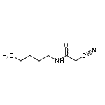 structure of CAS# 39488-46-5, 2-Cyano-N-Pentylacetamide;MFCD03386630;ZINC06042291