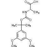 CAS#: 39508-04-8， N-({[2-(3,5-Dimethoxyphenyl)-2-Propanyl]Oxy}Carbonyl)-L-Alanine